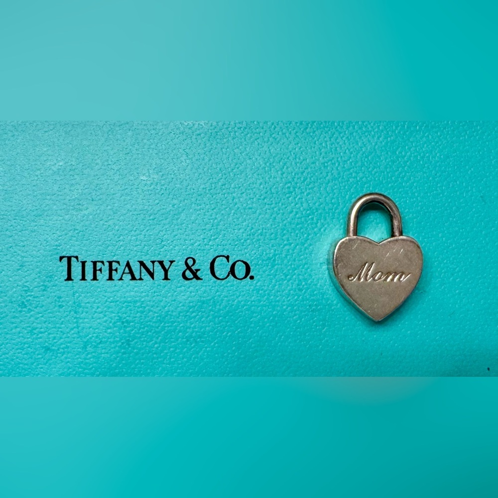 Tiffany & Co. Heart Padlock Charm Sterling Silver